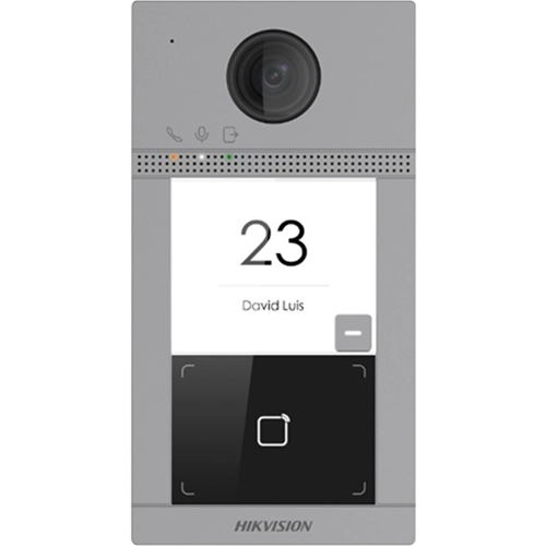 DS-KV8113-WME1 B <div itemprop="description"> Poste électrique vidéo-porte-téléphone Hikvision DS-KV8113-WME1(B) - 2 Mégapixels129&deg; Horizontale - 75&deg; Verticale - Métal, Alliage d`aluminium</div>